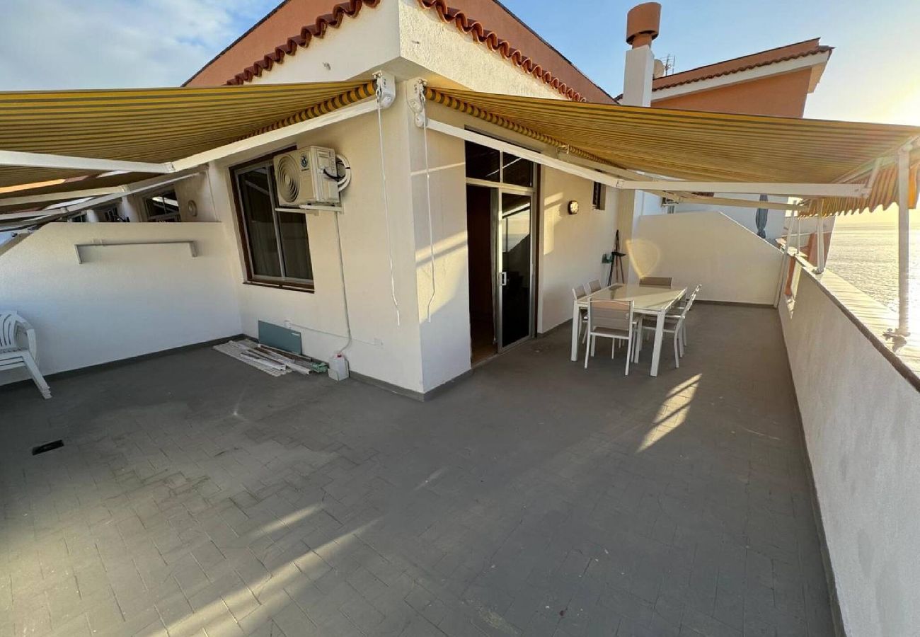 Apartamento en Santiago del Teide - Casa Flower con grande terraza