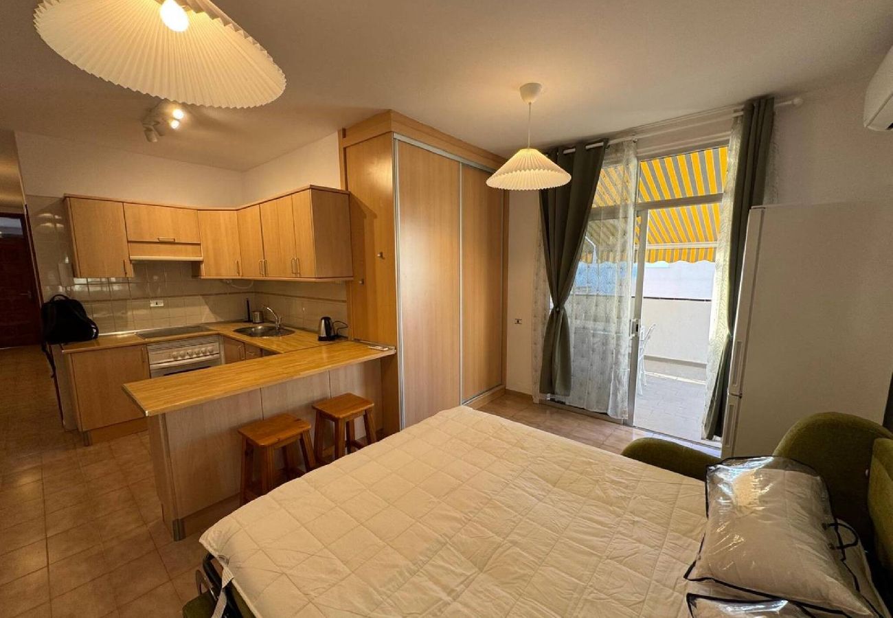 Apartamento en Santiago del Teide - Casa Flower con grande terraza