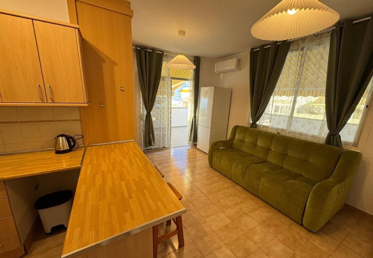 Apartamento en Santiago del Teide - Casa Flower con grande terraza
